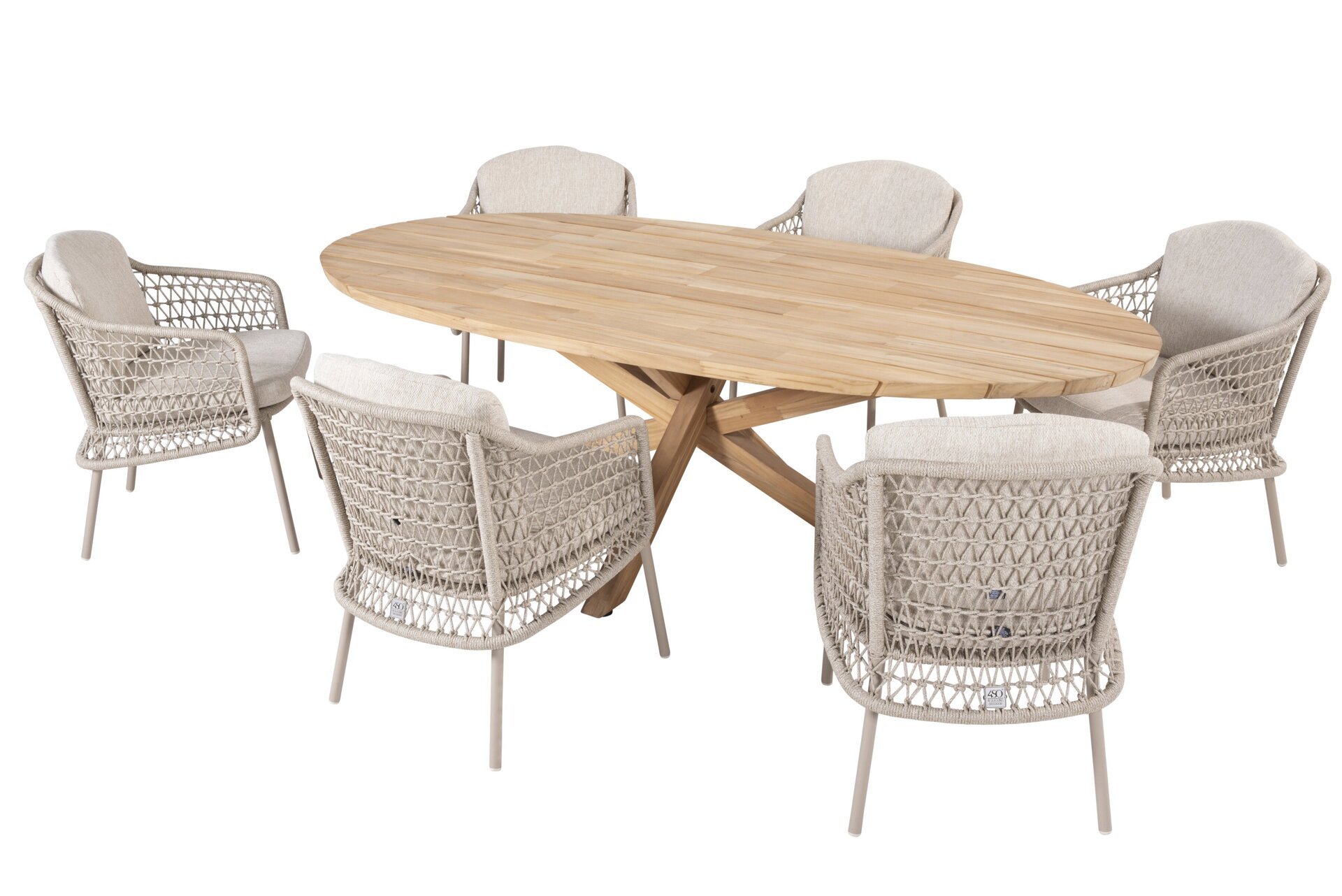 213935-91219-91420_ Puccini dining set with Prado teak ellips table 240x115cm 03.jpg