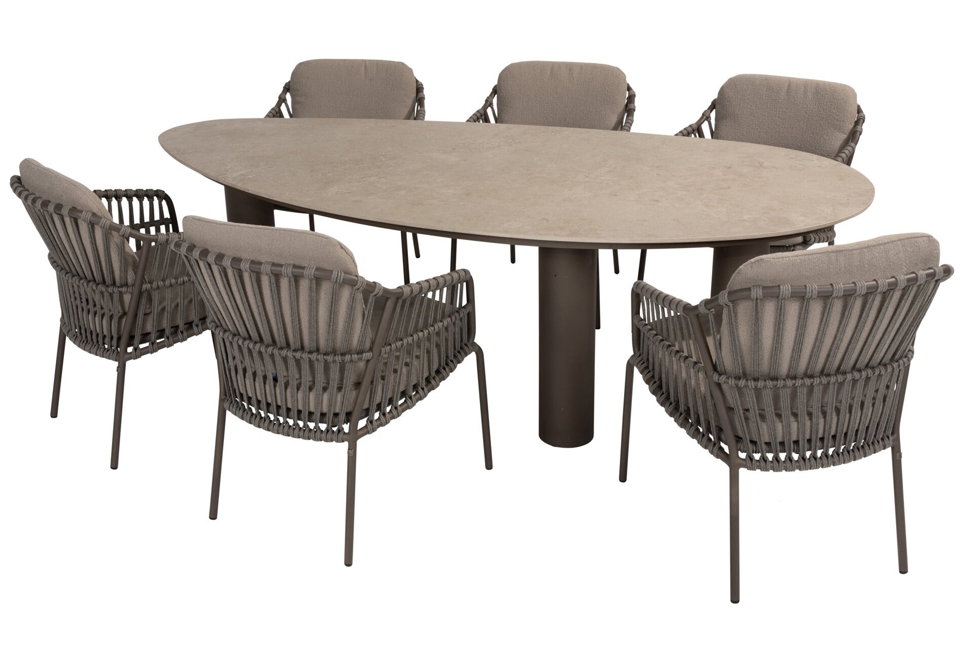 214125-17115-17117_ Capalbio dining set Terre with Arizona dining table pebble shape ceramic 240x120cm 01.jpg