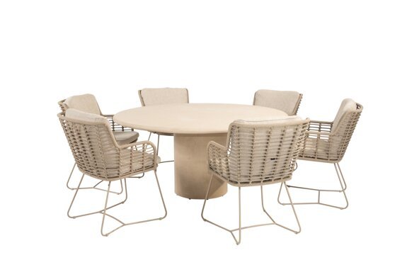 17231-17230-214274_Fabrice dining set latte with Hampton round dining table 160cm 02.jpg