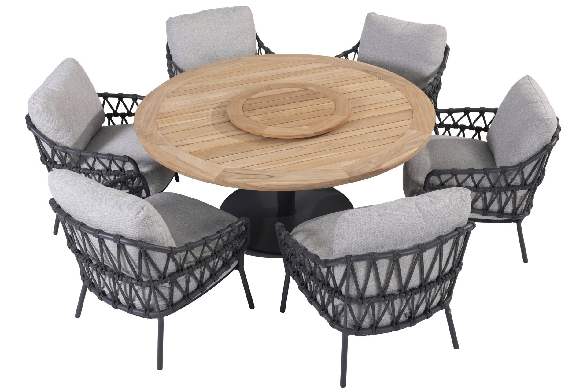 213894-91415-91416-91309_ Calpi low dining set with Saba teak low dining table and Lazy Susan 02.jpg