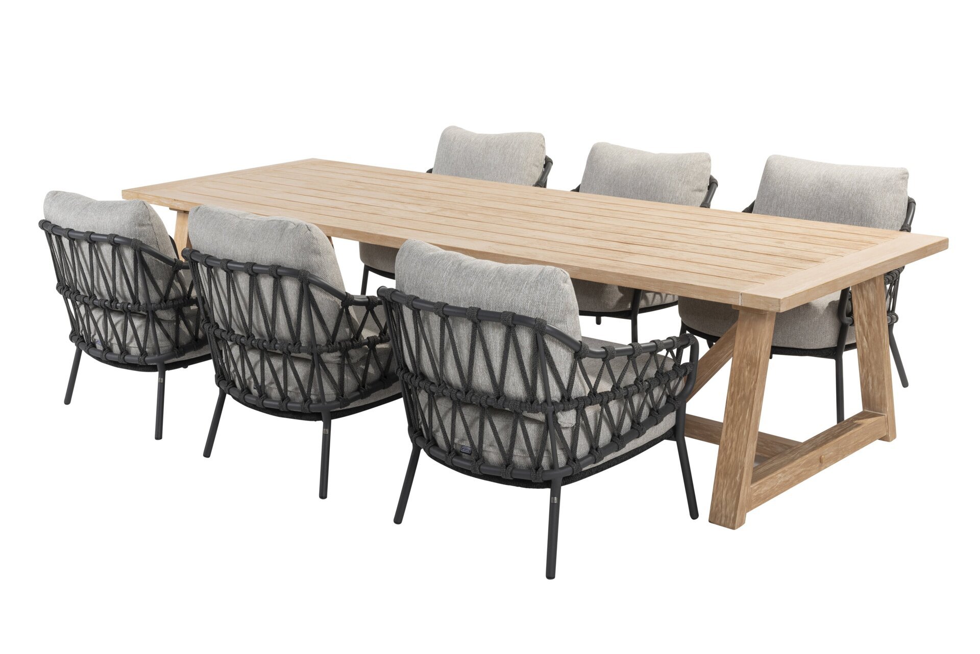 213894-91495-91496_ Calpi low dining set with Noah brushed teak table 300x100cm _ 01.jpg
