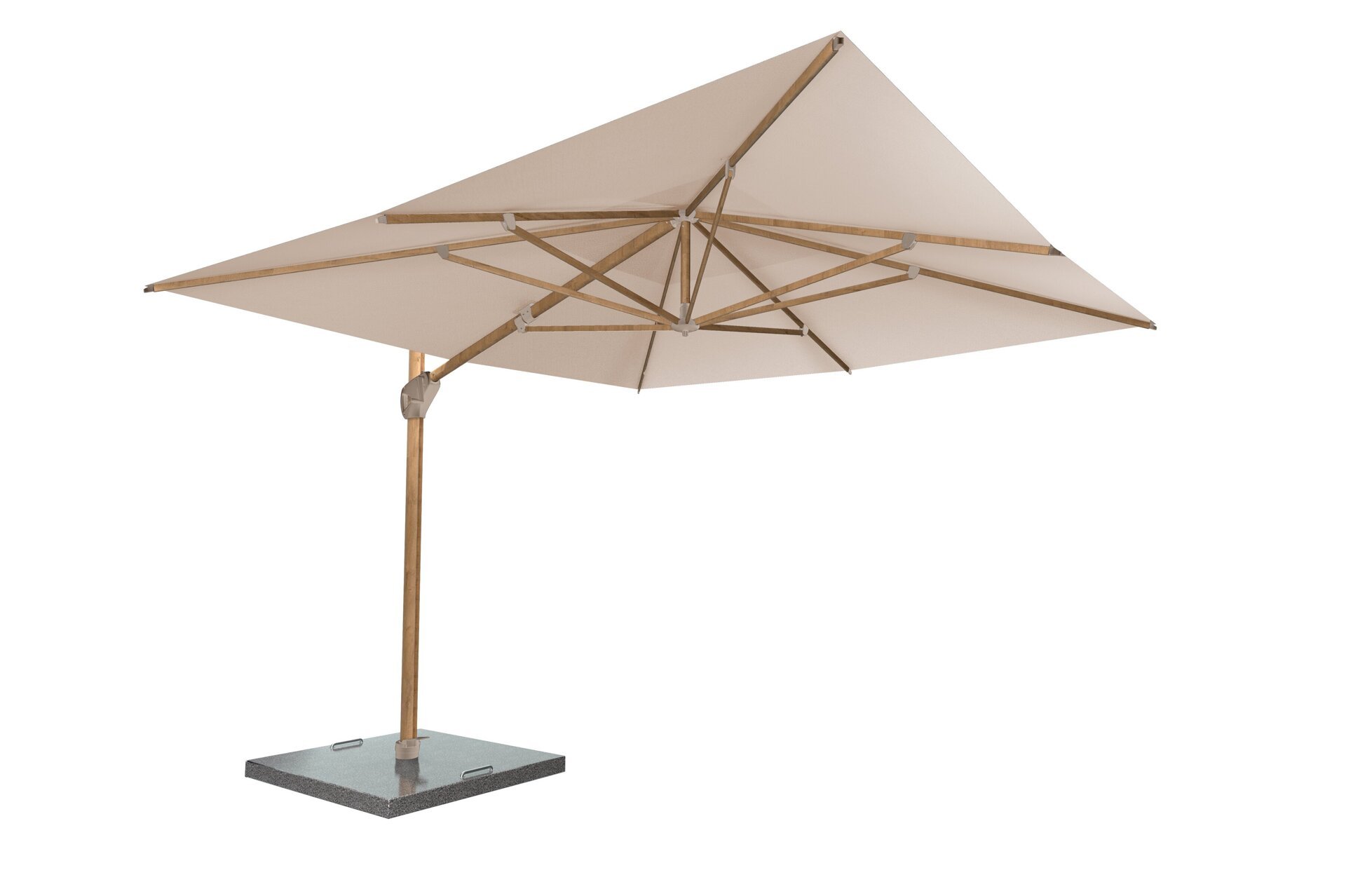 08684_ Hacienda parasol 300x400cm. Woodlook frame with Sand canopy _01.jpg