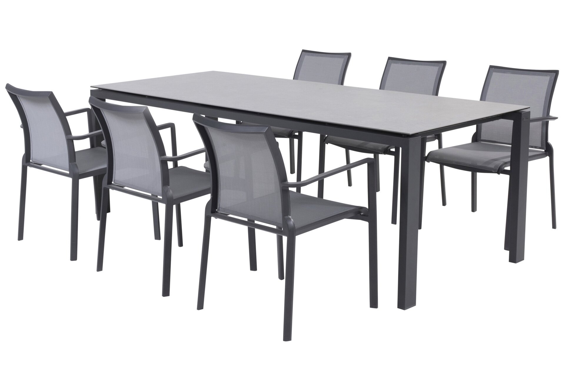 91288-91445_ Melbourne dining set anthracite with Lafite ceramic table 220x95cm 01.jpg