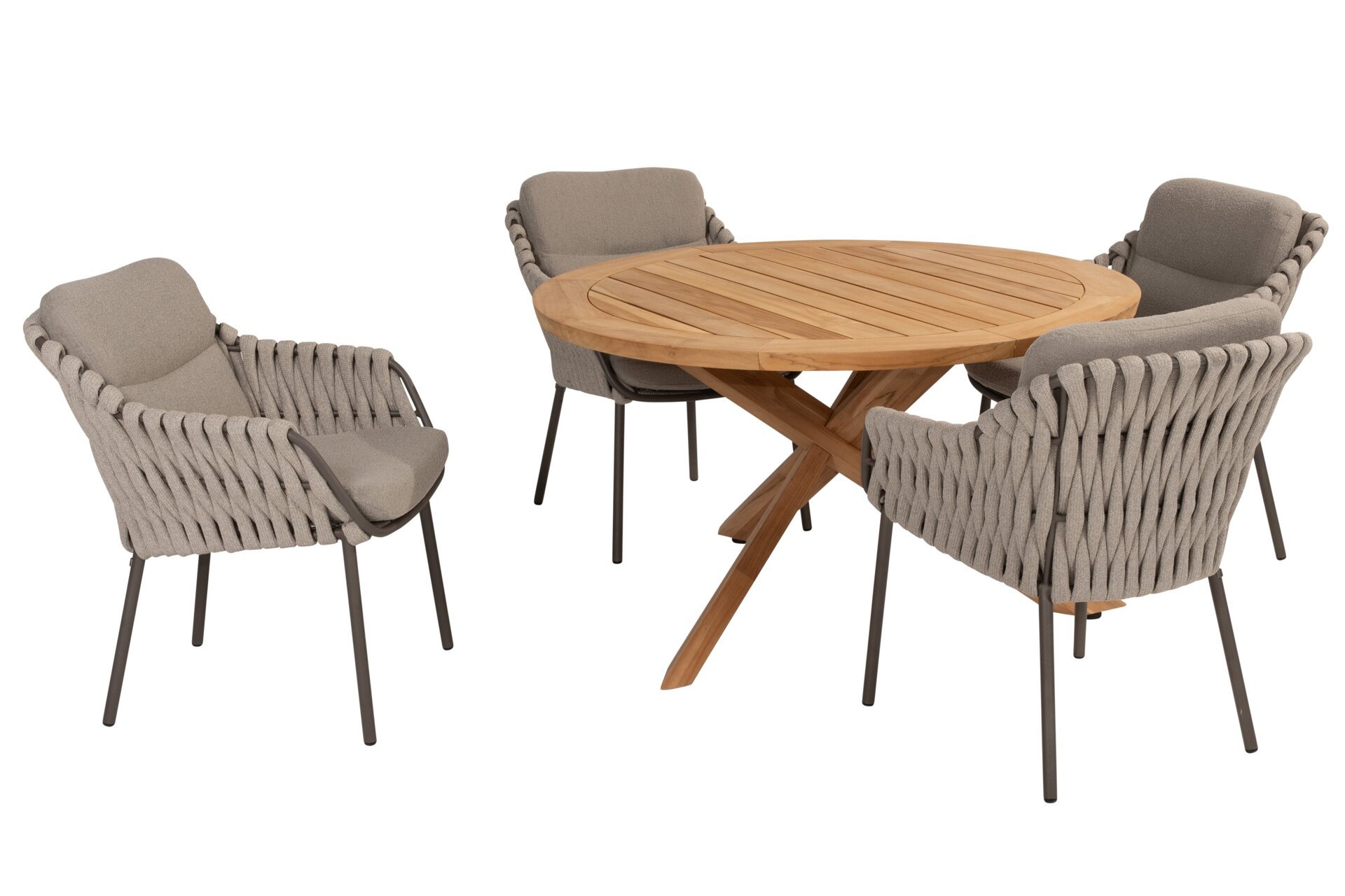 214115-91417-91499_ Montera dining set with Prado dining table Teak 130cm 01.jpg