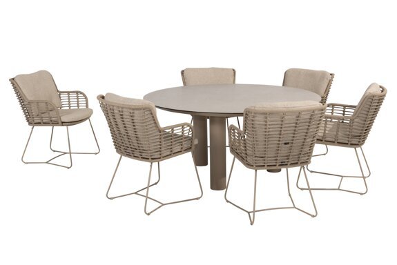 214274-91642_ Fabrice dining set Latte with Donato dining table 160cm 01.jpg