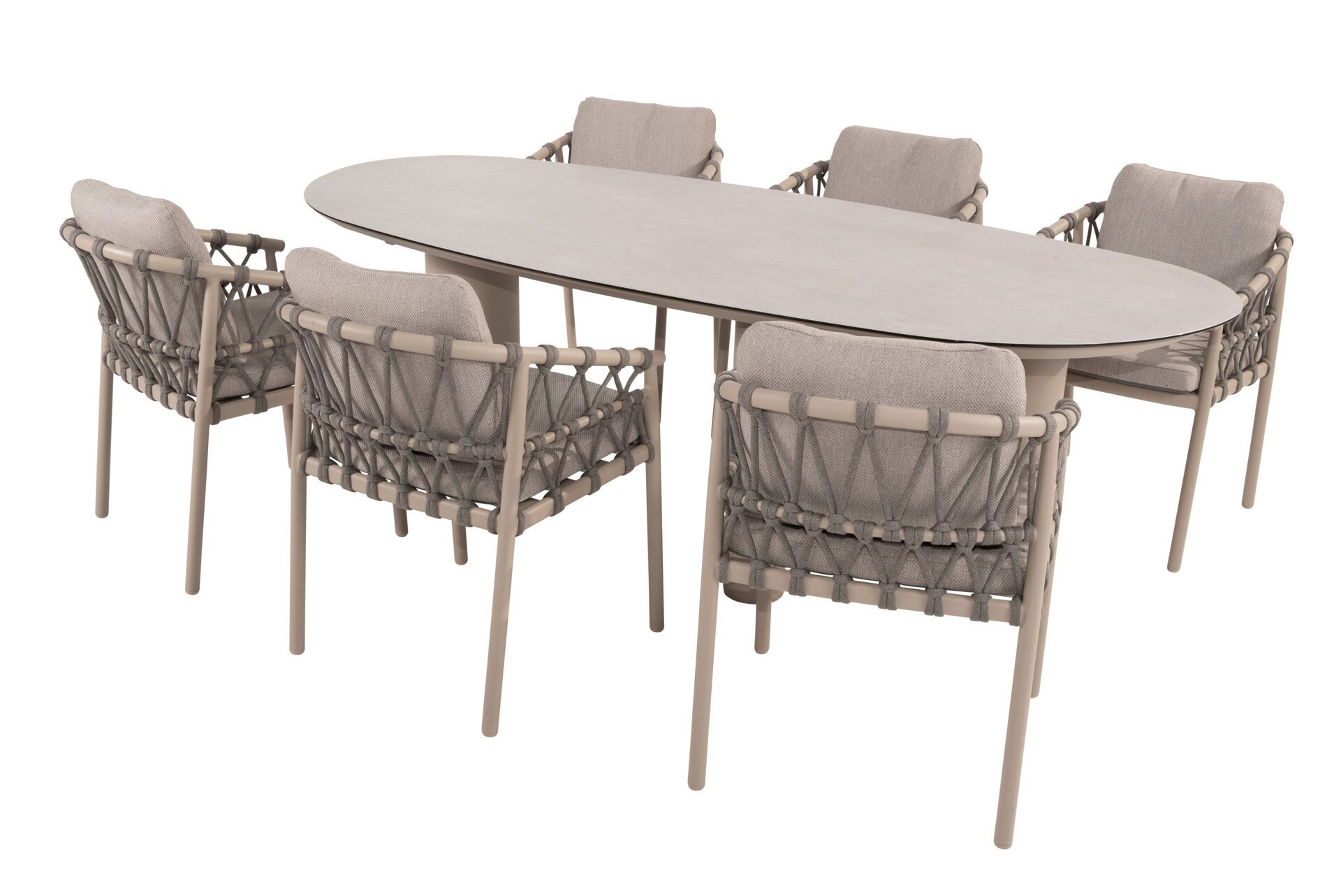91809-91856-91857_Piacenza dining set latte with Denia dining table Latte with Mango shape top ceramic print 240 x 110 cm 03.jpg