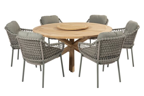 214018-91306-91419-91309_ Jura dining set Olive with Prado 160cm teak dining table and Lazy Susan _ 01.jpg