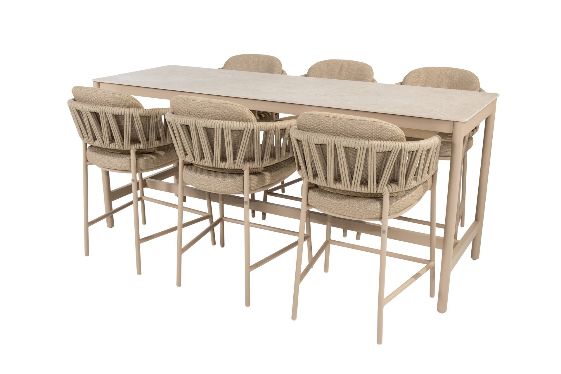 91764-91708_Calma high dining set latte with Soho high dining table latte 220 x 75 x 95 cm 02.jpg