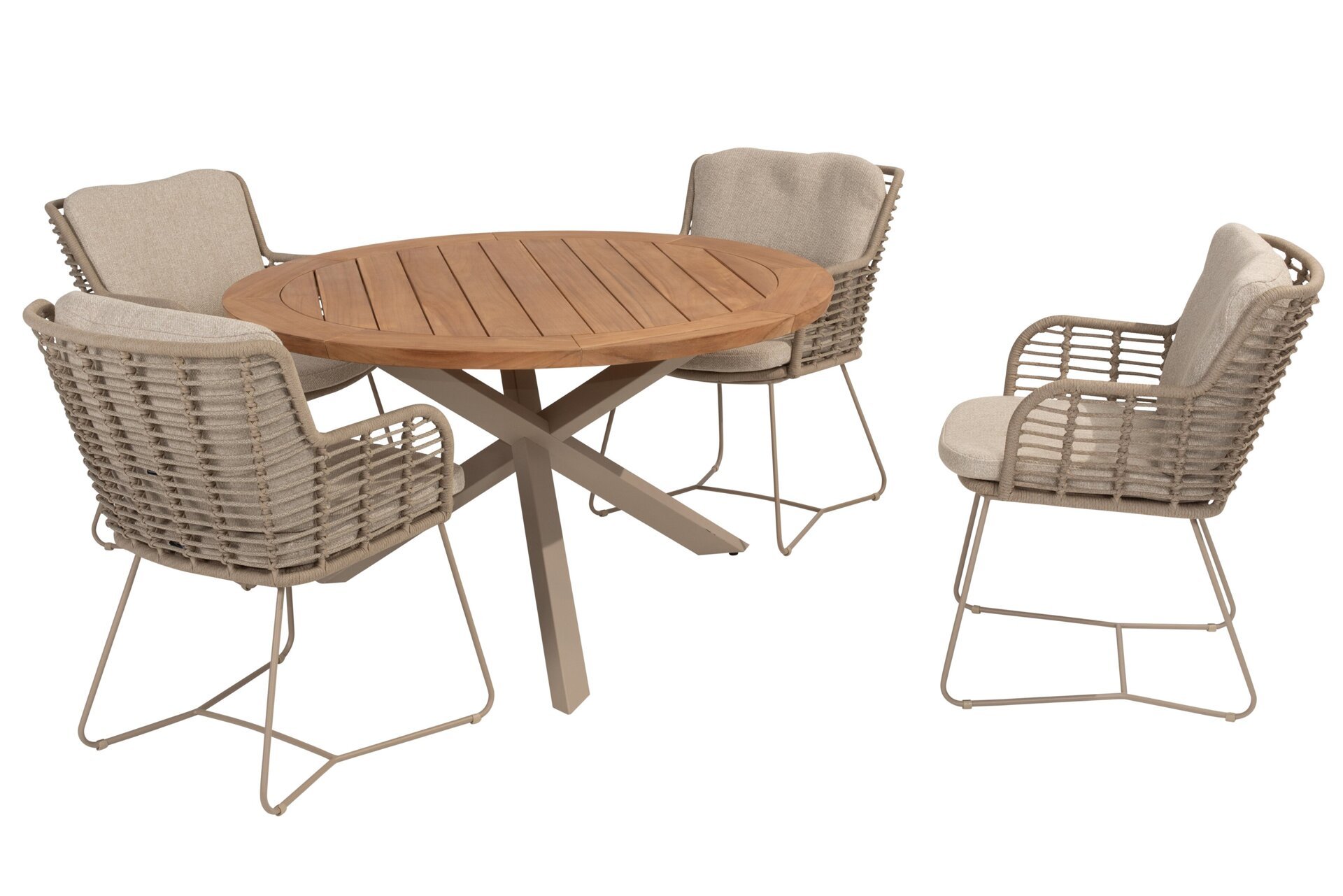 214274-91417-91653_ Fabrice dining set Latte with Prado Teak table 130cm Latte 01 (1).jpg
