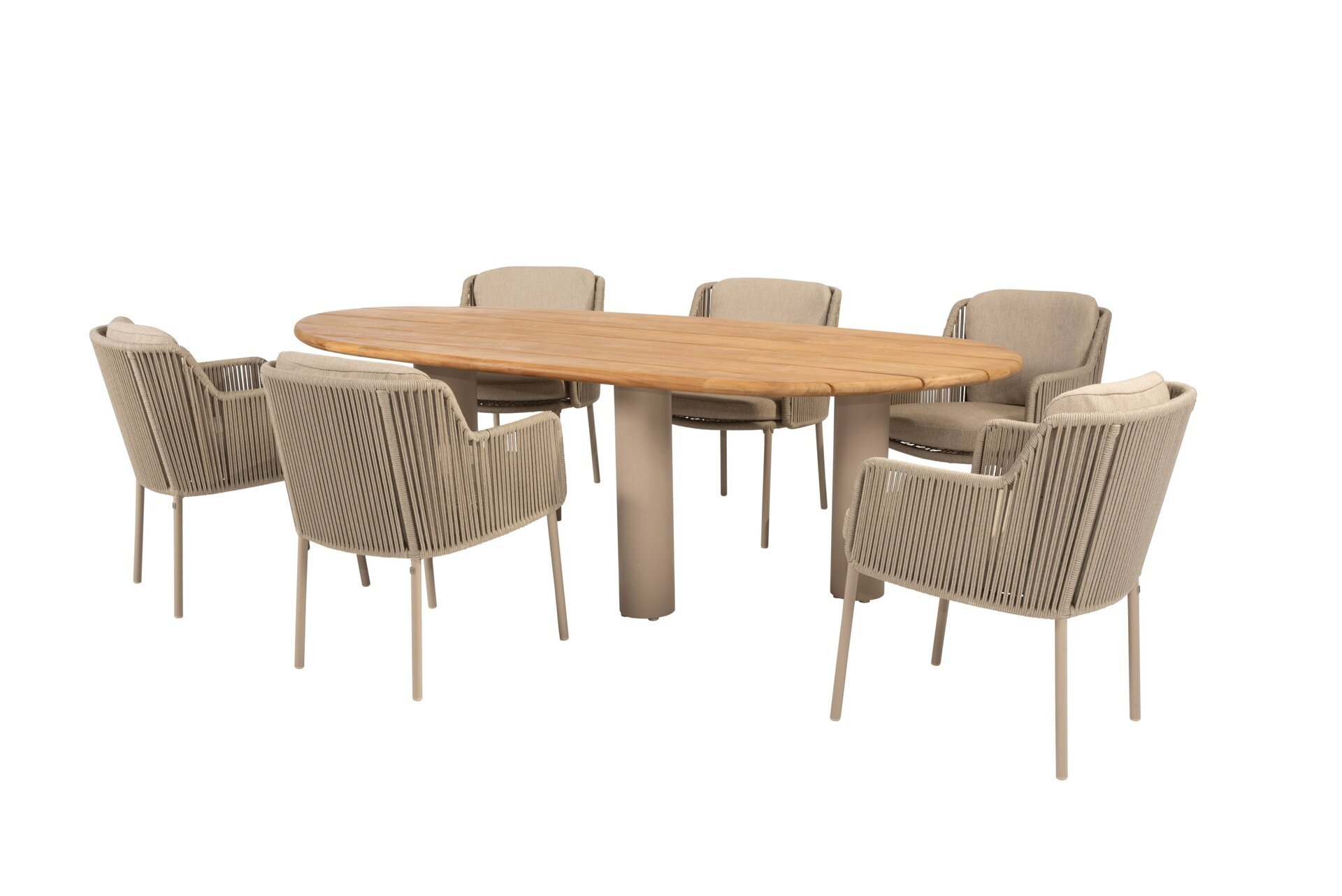 91757-91760-214401_Bernini dining set latte with Estate mango shape dining table latte 240 x 150 cm 02.jpg
