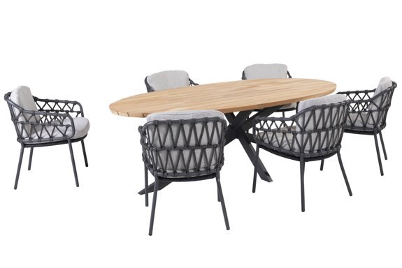 213890-91219-91320_ Calpi dining set with Prado ellips table 240x115cm 01.jpg