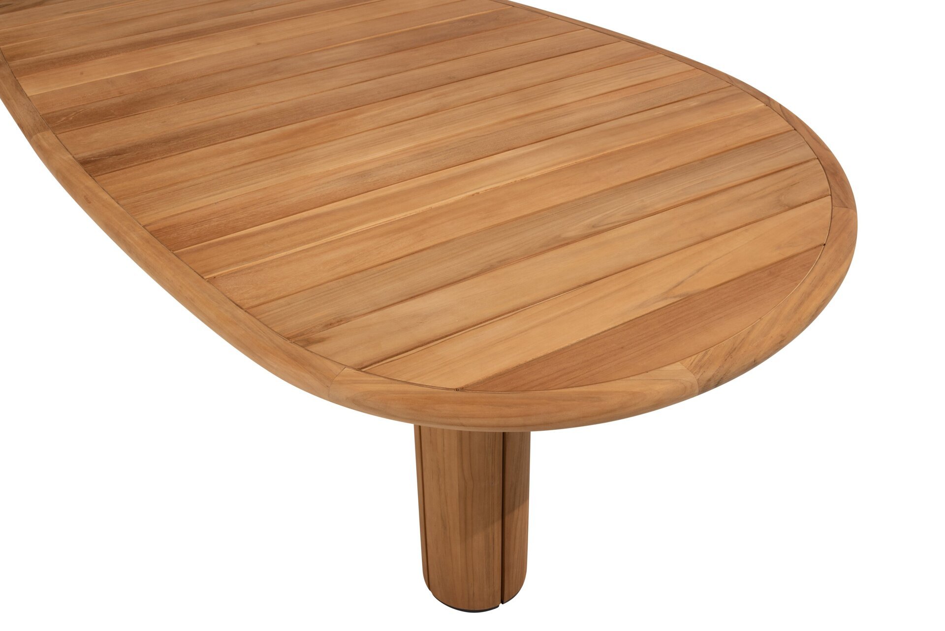 Corsica pebble shape table Teak 240x130cm detail 01.jpg