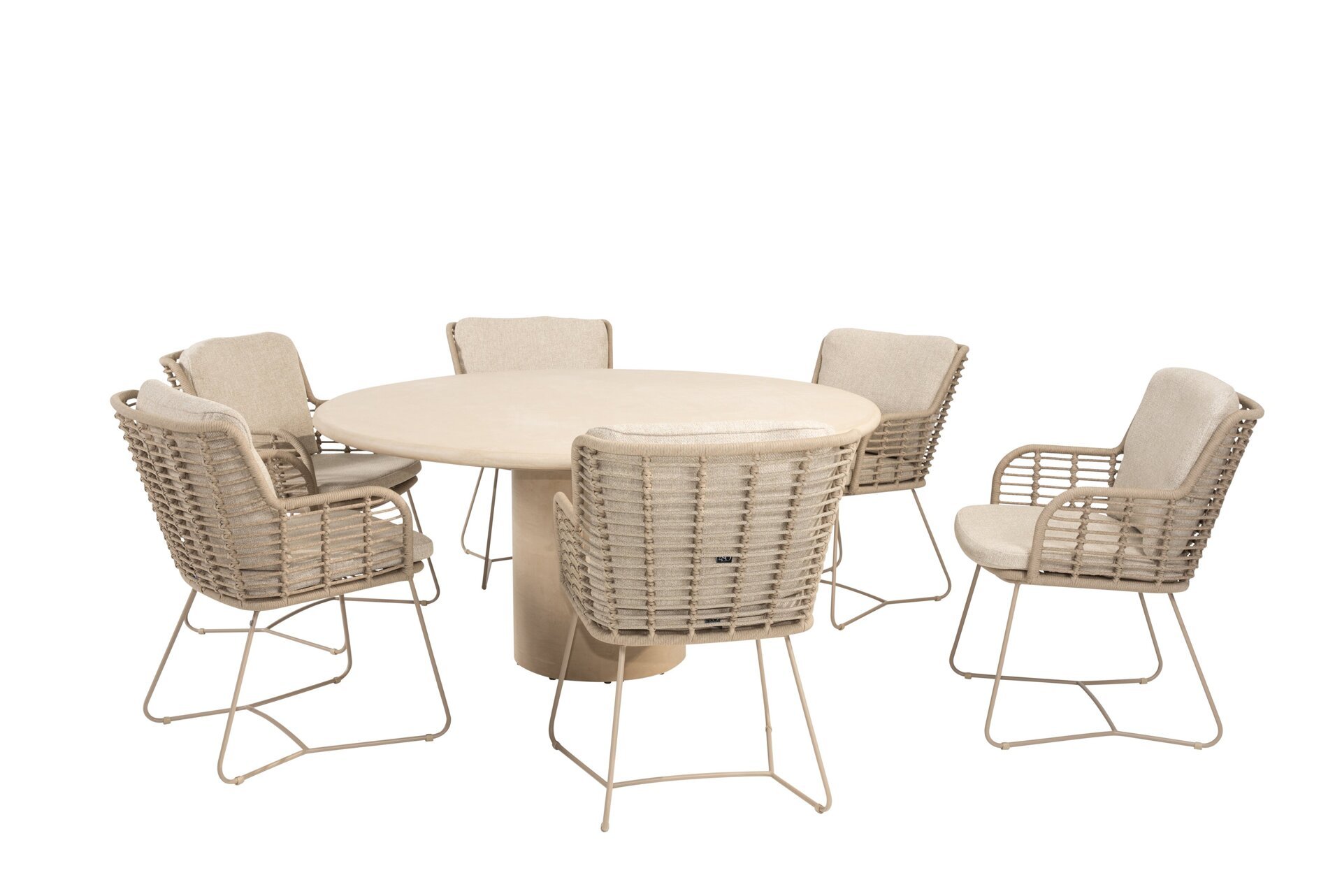 17231-17230-214274_Fabrice dining set latte with Hampton round dining table 160cm 01.jpg