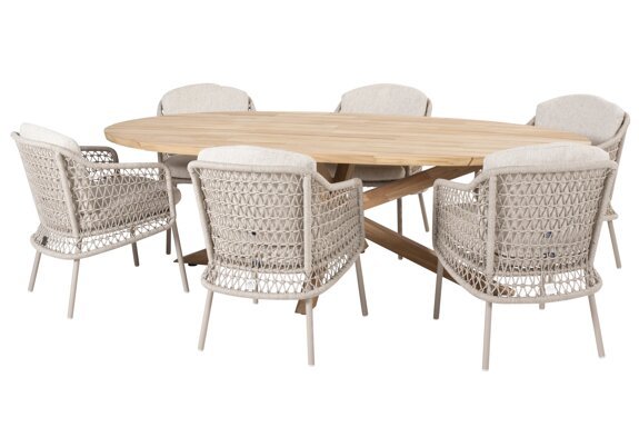 213935-91219-91420_ Puccini dining set with Prado teak ellips table 240x115cm 04.jpg