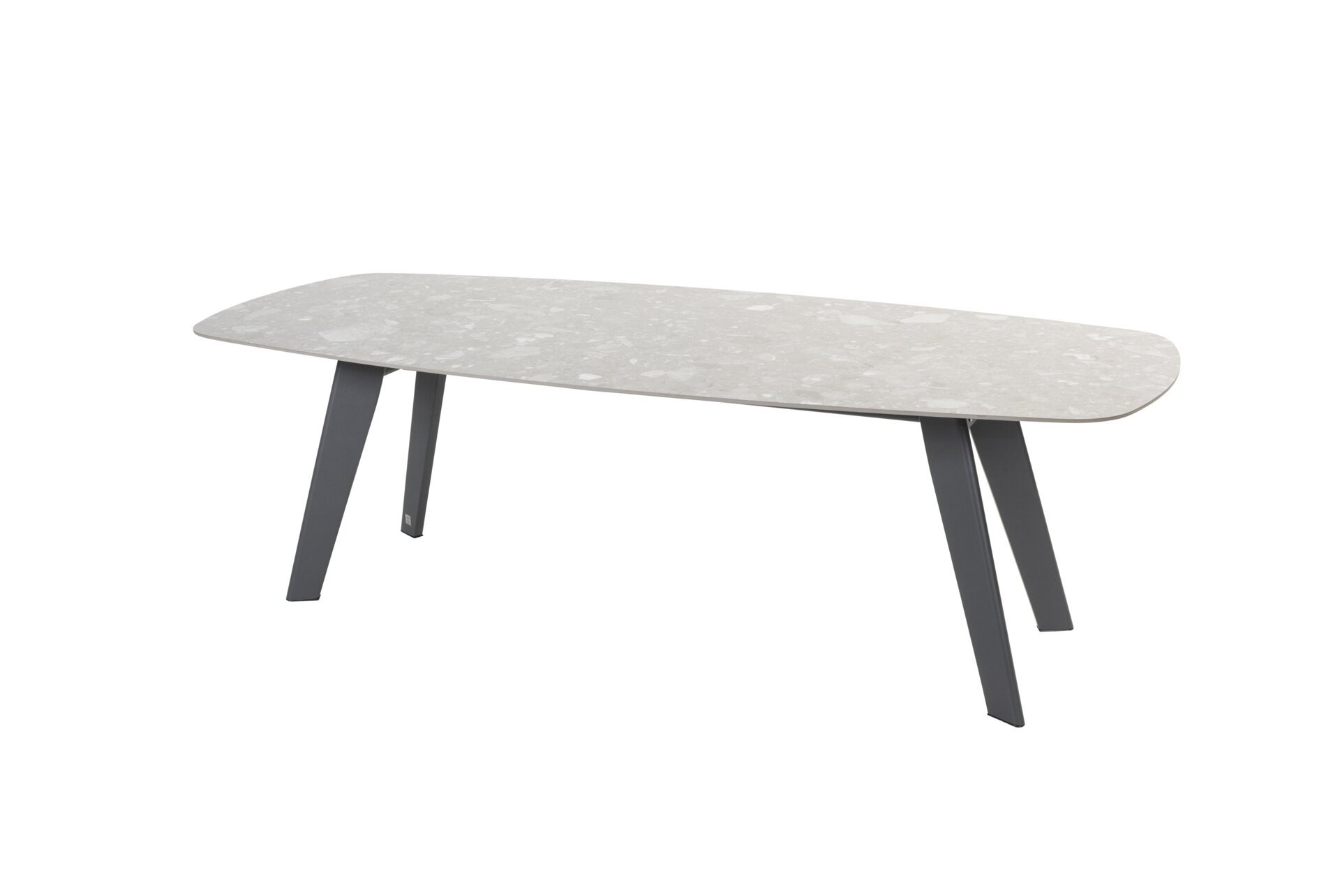 17034-17036_ Montana dining table barrel shape Anthracite legs with ceramic terrazzo top _02.jpg