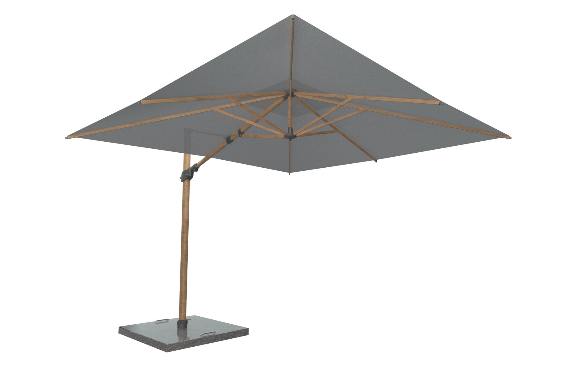 08670_ Siesta Premium parasol Charcoal 300x300cm woodlook frame.jpg