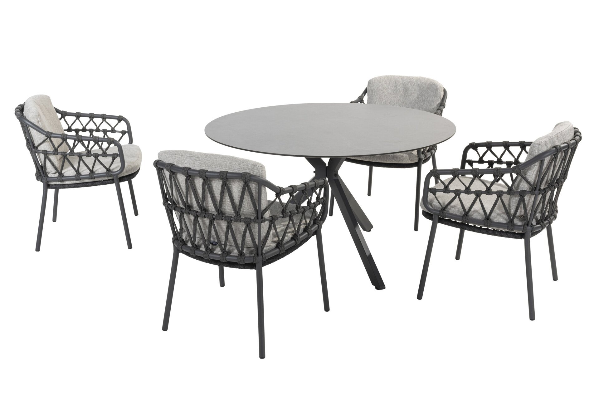 213890-17029-17030_ Calpi dining set with Locarno table 130cm HPL slate anthracite _ 01.jpg