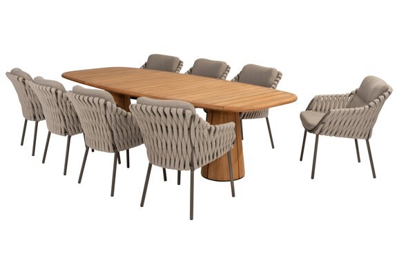 214115-91616-91667_ Montera dining set with Capri barrel shape table teak 280x110cm 01.jpg