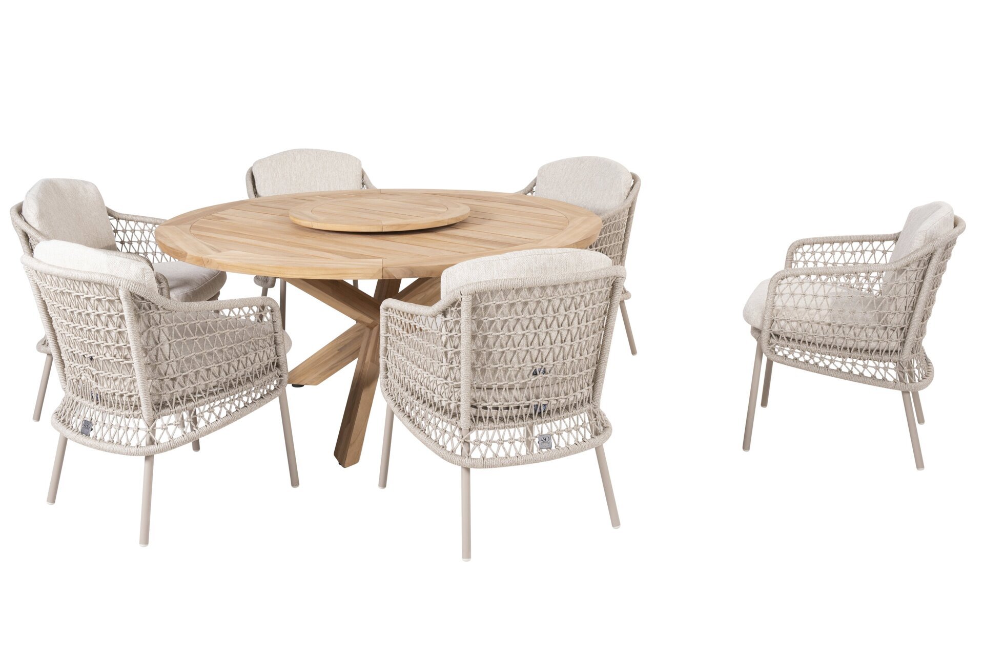 213935-91306-91419-91309_ Puccini dining set with Prado table teak 160cm and lazy susan 01.jpg