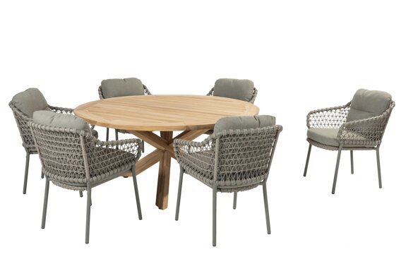 214018-91306-91419_ Jura dining set Olive with Prado 160cm teak dining table _ 01.jpg