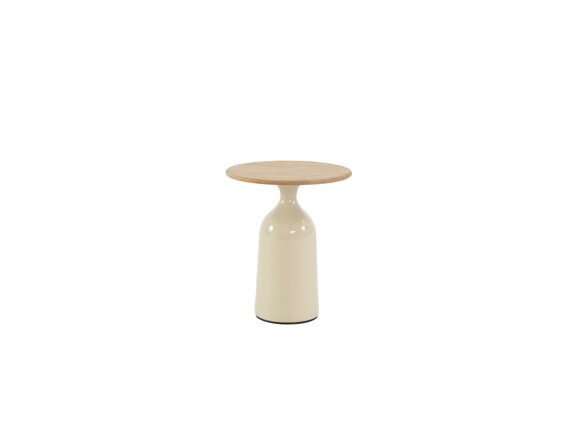 17264-17270_ June side table base creme high gloss 45x55 cm with teak top 45 cm 01.jpg