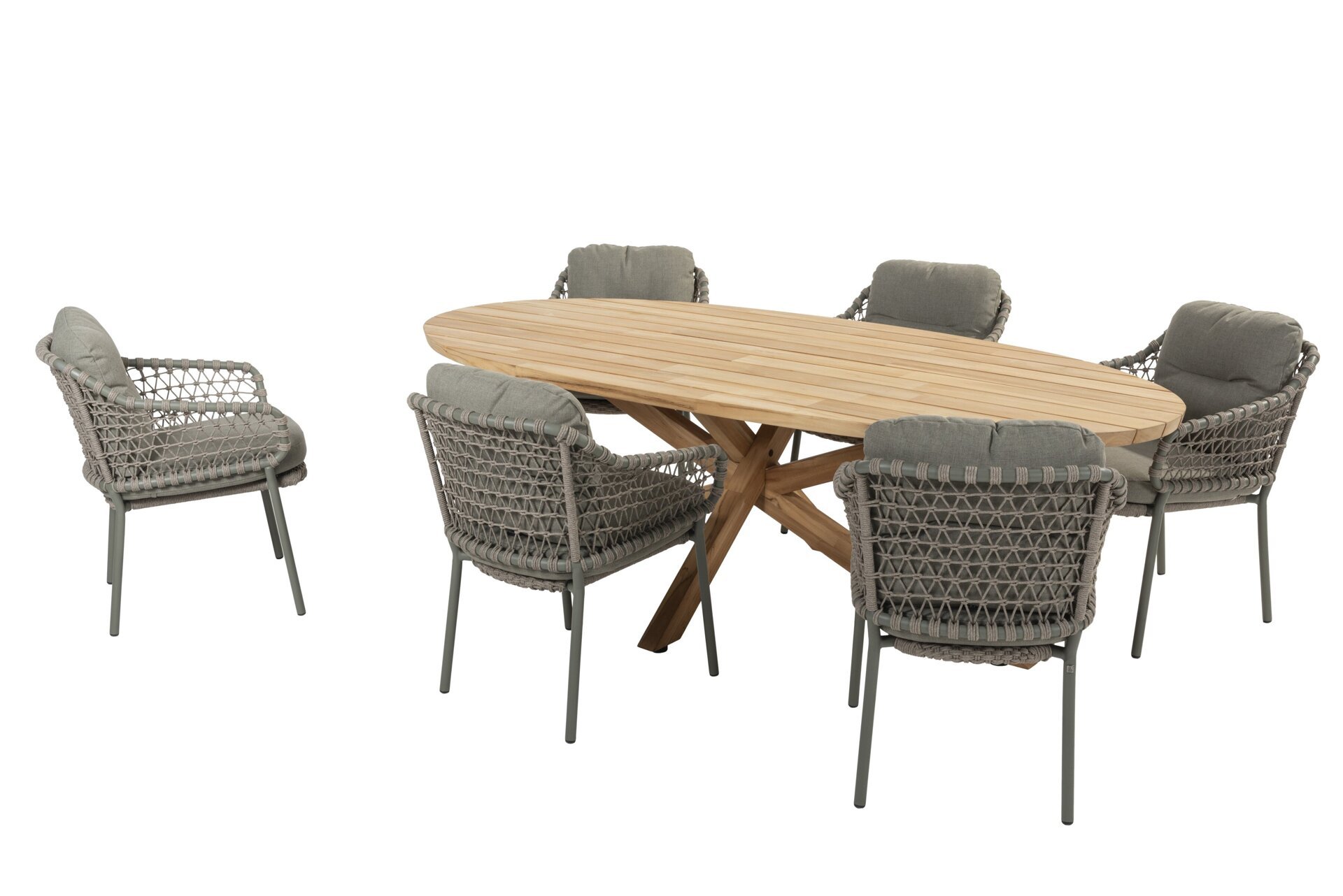214018-91219-91420_ Jura dining set Olive with Prado ellips Teak dining table 240x115cm _ 01.jpg