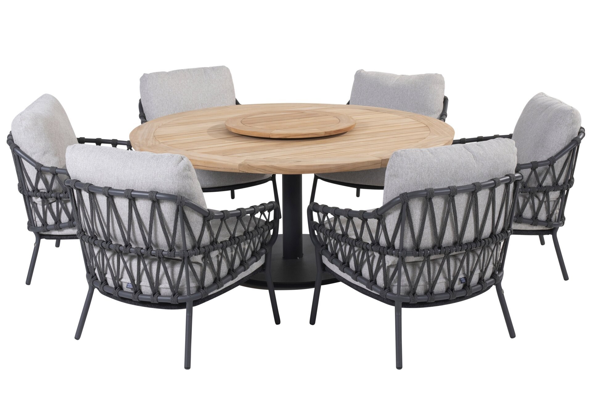213894-91415-91416-91309_ Calpi low dining set with Saba teak low dining table and Lazy Susan 01 (1).jpg