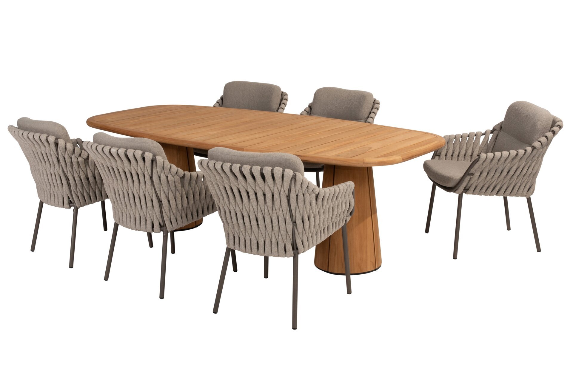 214115-91615-91667_ Montera dining set with Capri barrel teak table 240x110cm 01.jpg