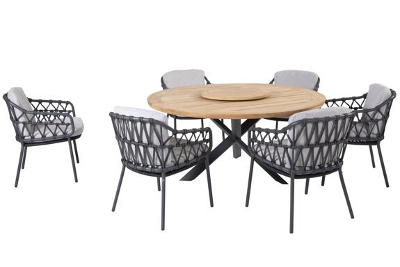 213890-91306-91307-91309_ Calpi dining set with Prado table 160cm and lazy susan 01.jpg